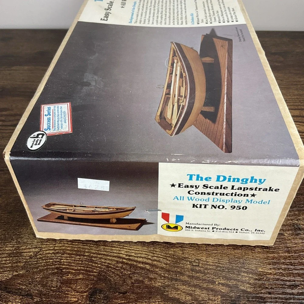 Midwest Products Dinghy Easy Scale Lapstrake Construction Kit All Wood #950